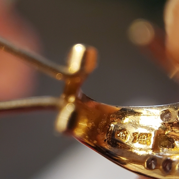 Zales14kGold Channel Set Diamond Earrings - Picture 13 of 14